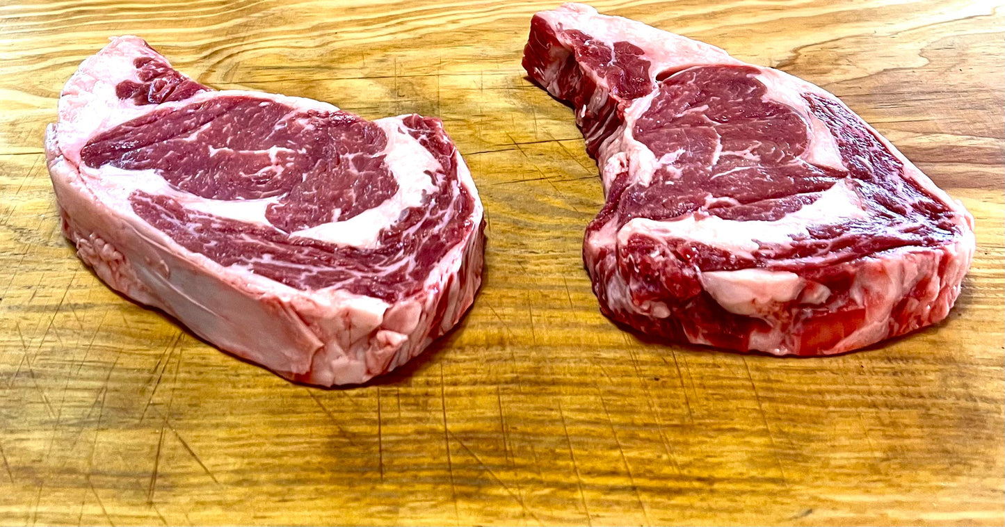Angus/Wagyu Ribeye Steaks - Boneless
